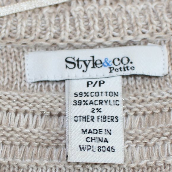 Style & Co Ruffle Sweater // Simple Sweater - Picture 3 of 3